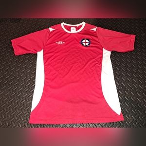 Team England Umbro soccer jersey